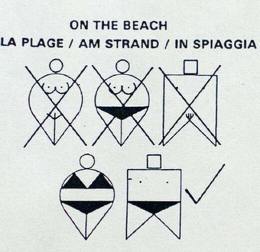 Funny Sing Boards on Beach (10)