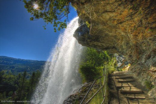 Steinsdalsfossen waterfall